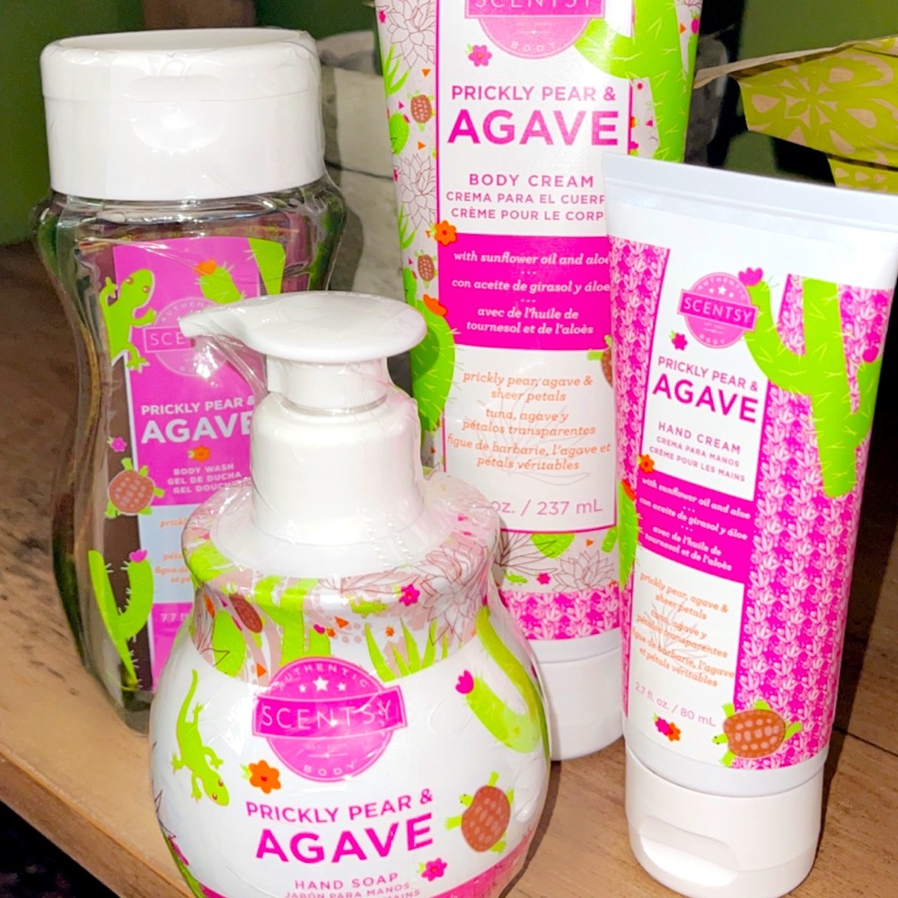 Scentsy prickly pear Agave set